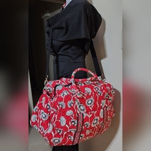 Deco Daisy Grand Weekender Travel Carry On Travel Bag